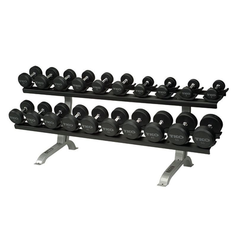 10 PAIR DUMBBELL RACK W/ SADDLES