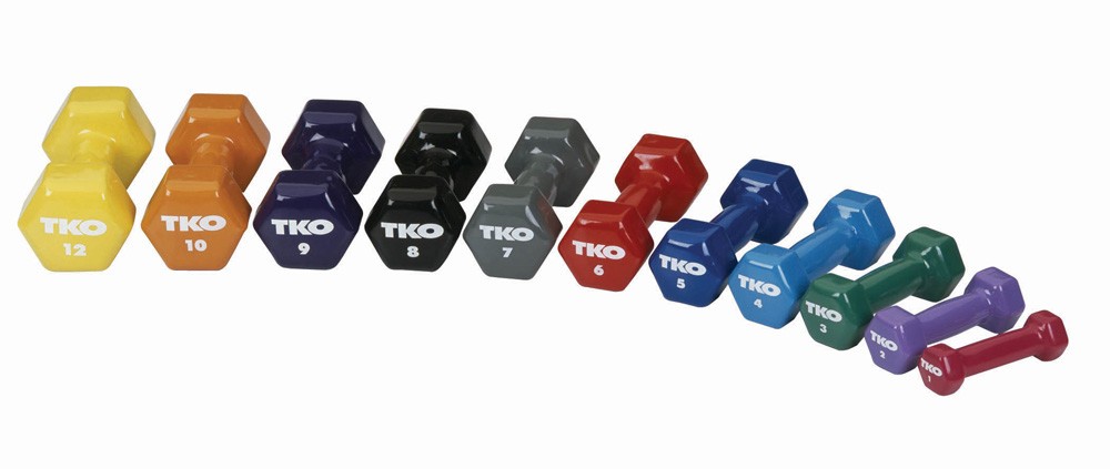 VINYL COATED DUMBBELLS