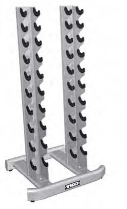 10 PAIR VERTICAL DUMBBELL RACK