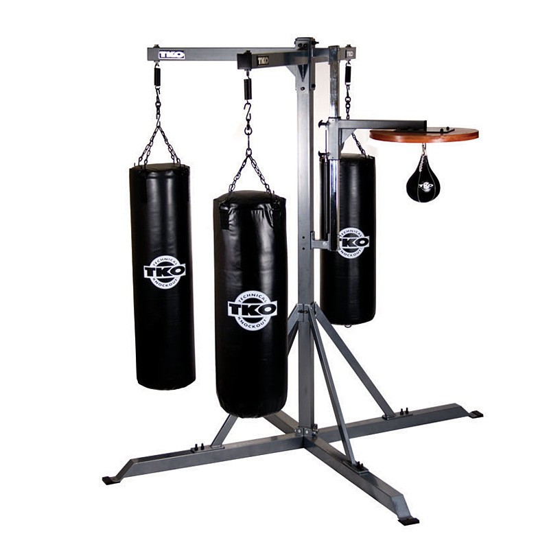 4-STATION COMMERCIAL BAG STAND
