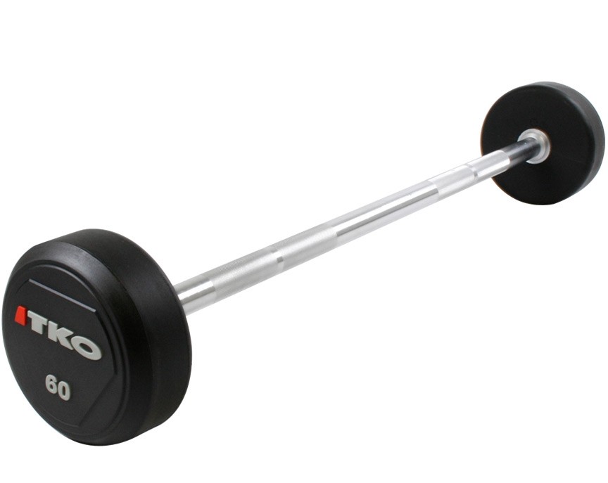 20 - 110 LB TKO URETHANE STRAIGHT BAR SET 