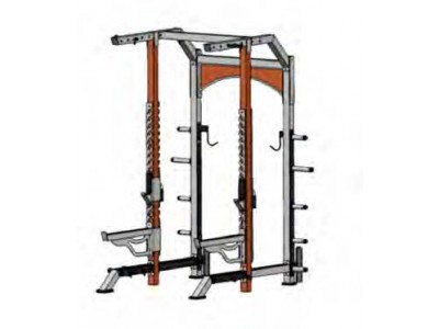 TKO 8FT. HALF RACK