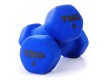 NEOPRENE Coated DUMBBELLS, BLUE 