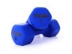 NEOPRENE Coated DUMBBELLS, BLUE 